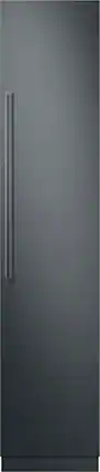 Front. Dacor - Contemporary Style Panel Kit for 18" Refrigerator or Freezer Column, Right - Graphite.