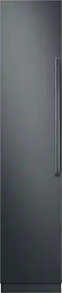 Front. Dacor - Contemporary Style Panel Kit for 18" Refrigerator or Freezer Column, Left - Graphite.