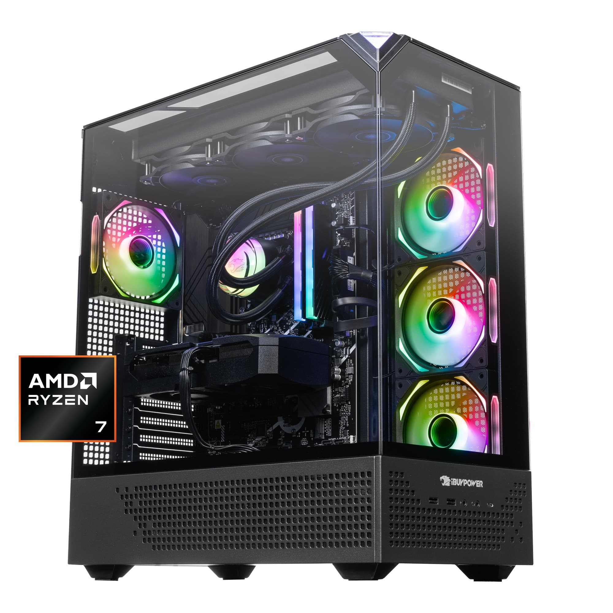 iBUYPOWER Element Pro Gaming Desktop PC AMD Ryzen 7 9850X3D
