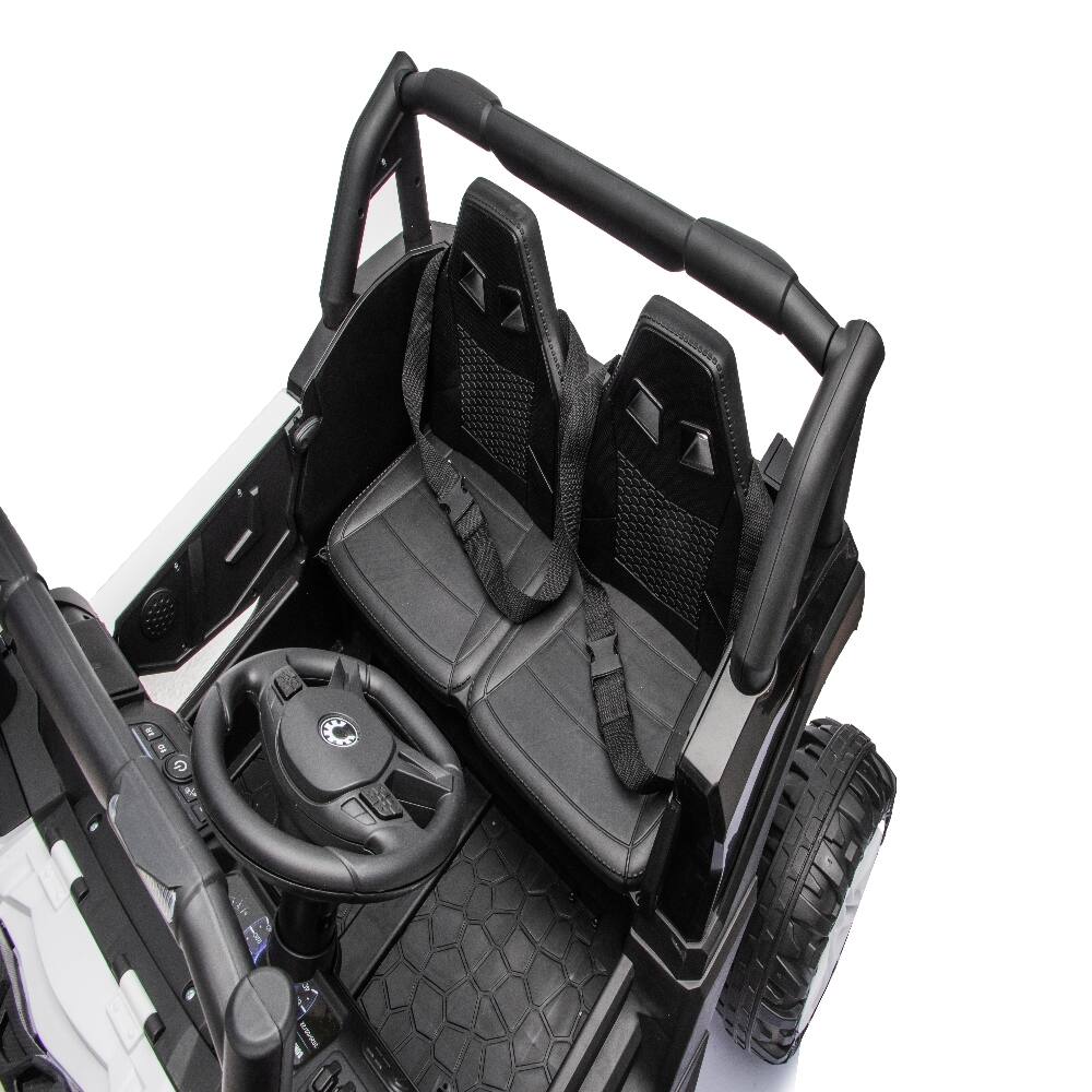 Alt View 1. Ropilly - Ropilly 12V Kids Electric UTV Ride On Car with Remote Control, 4-Wheel Suspension, White.