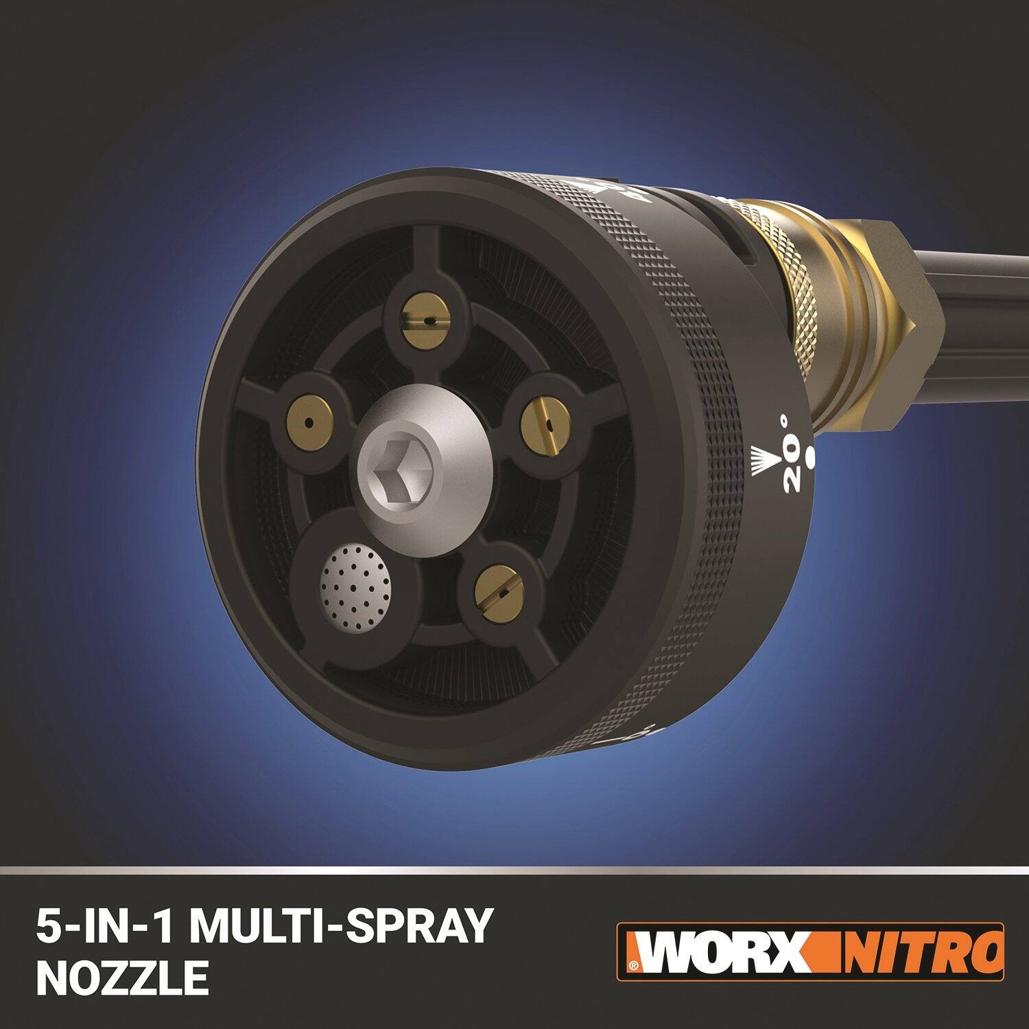 5-IN-1 MULTI-SPRAY WORX NITRO NOZZLE
