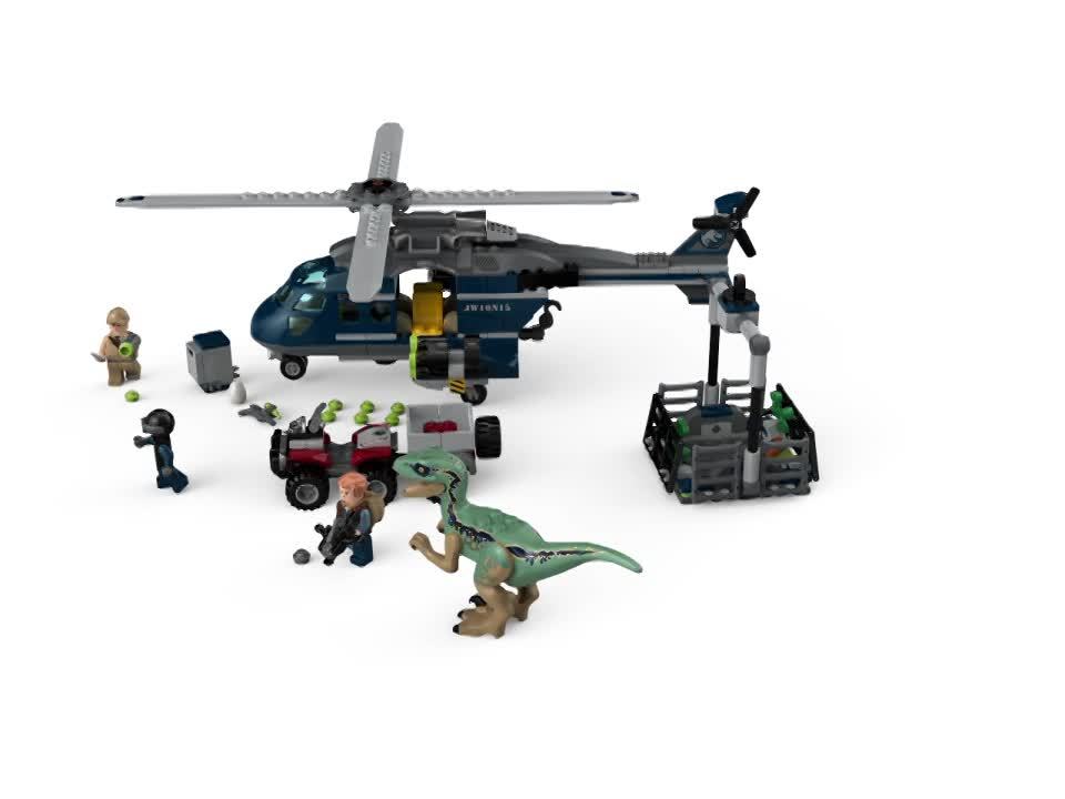 Best Buy Lego Jurassic World Blue S Helicopter Pursuit