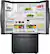 Alt View 1. Samsung - 22.5 cu. ft. Counter Depth French Door Fingerprint Resistant Refrigerator with CoolSelect Pantry - Black stainless steel.