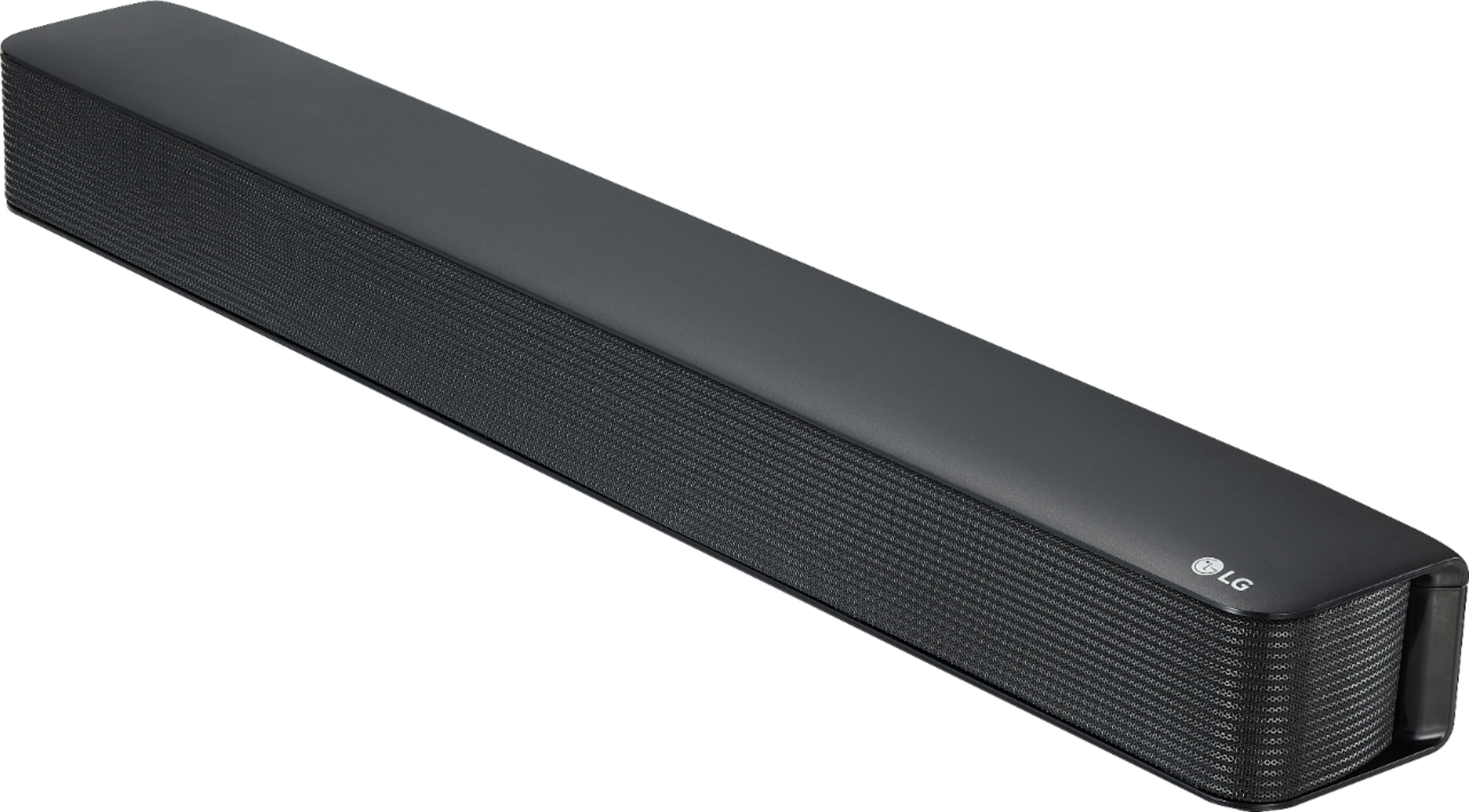Left View: LG - 2.0-Channel Soundbar with 40-Watt Digital Amplifier - Black