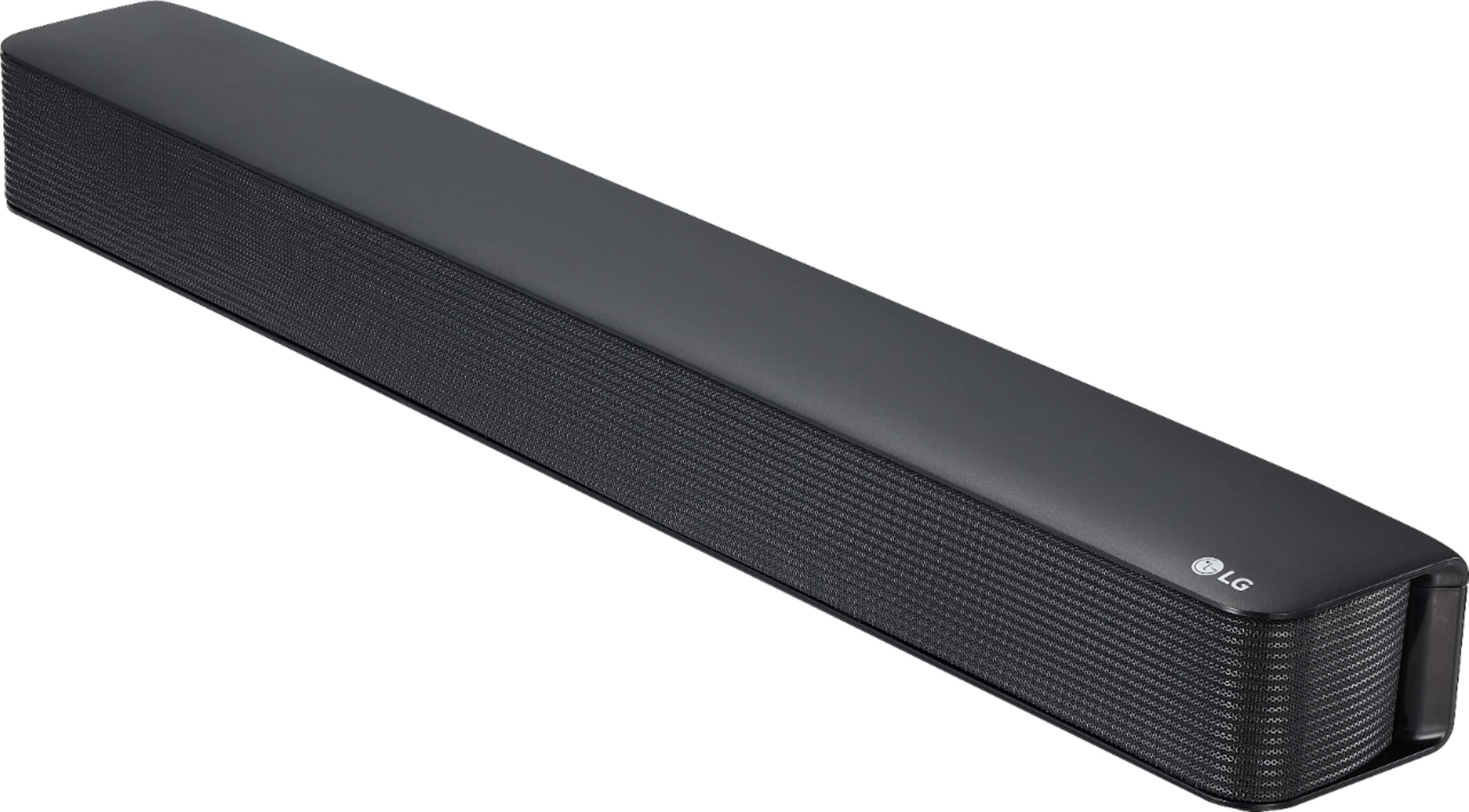 Left. LG - 2.0-Channel Soundbar with 40-Watt Digital Amplifier - Black.