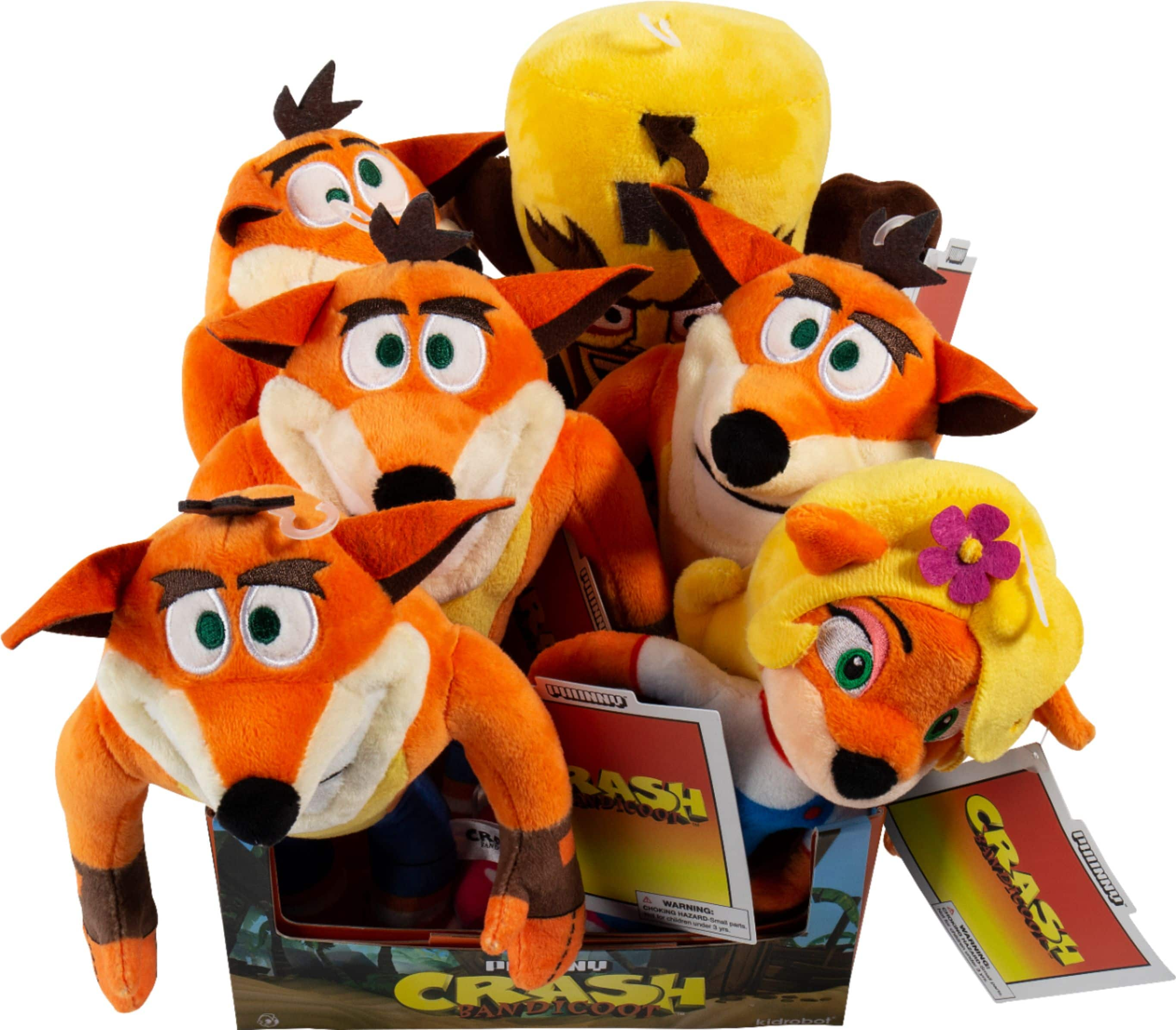 crash bandicoot cuddly toy