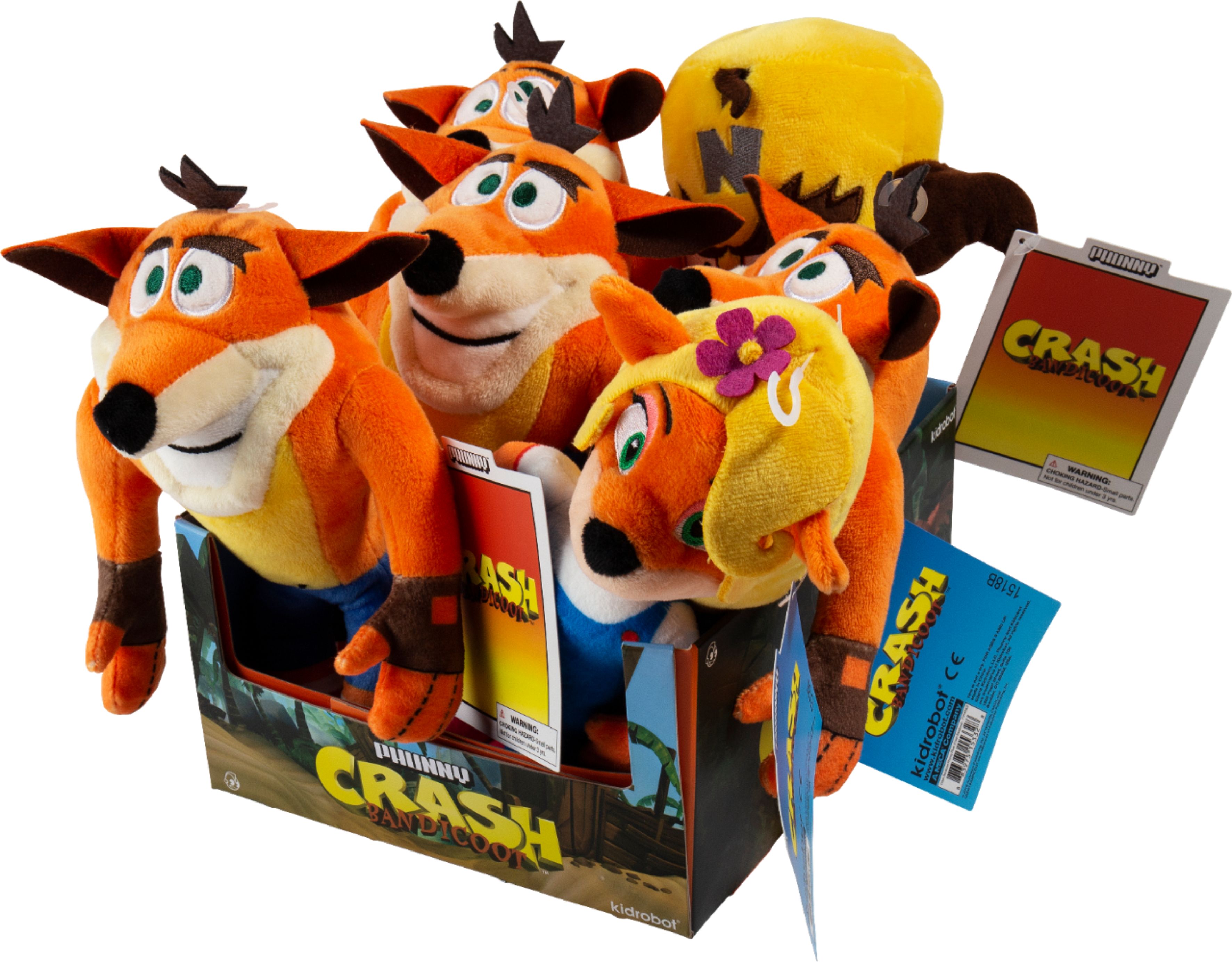 Crash Bandicoot Bandai Plush Toy | 15cm Soft Toy Collectible | Plushie  Girls and Boys Toys for Video Game Fans | Collectable Cuddly Toys for Boys  and