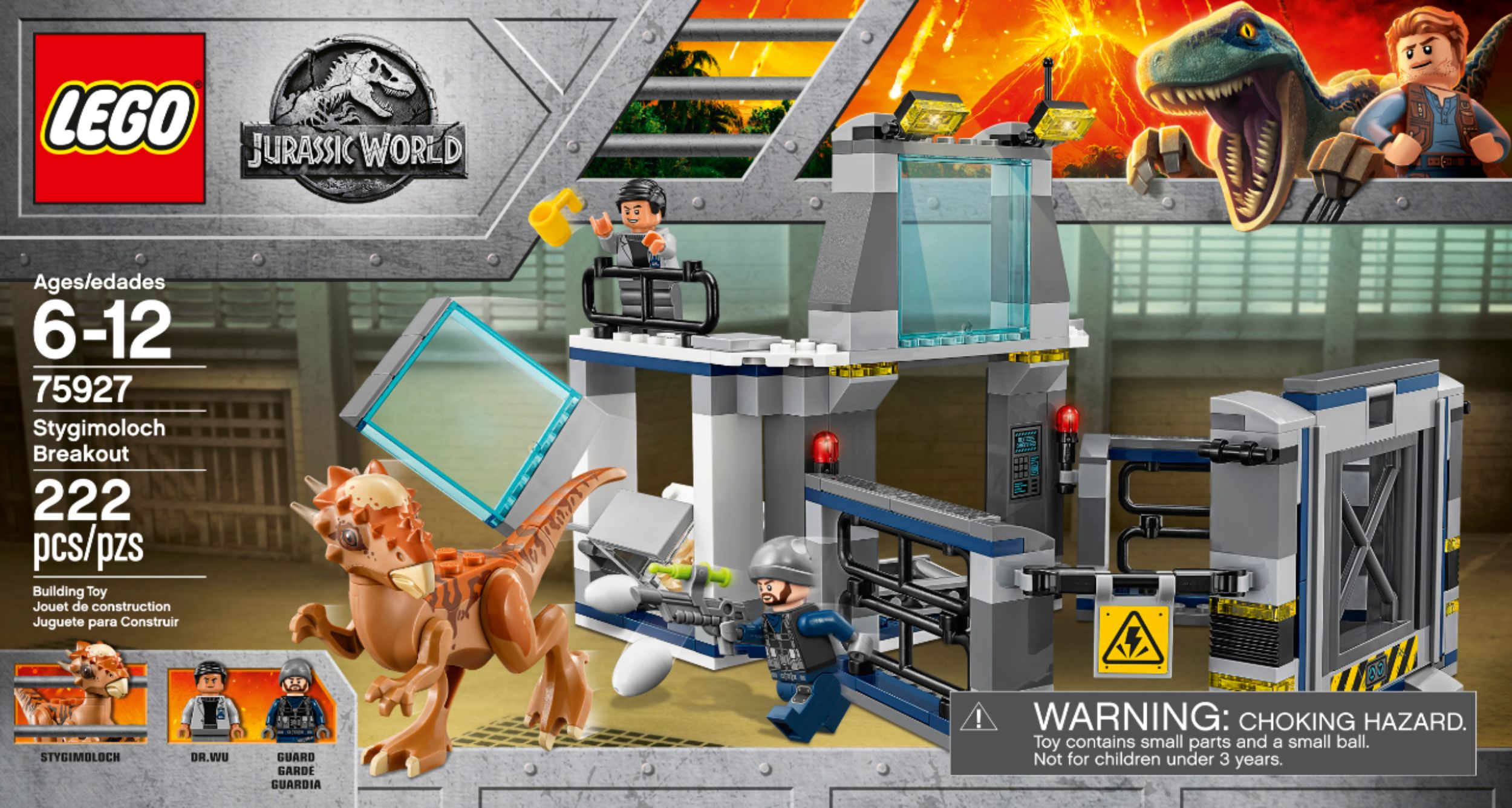 alarm Charles Keasing Quagmire LEGO Jurassic World Stygimoloch Breakout 75927 6212603 - Best Buy
