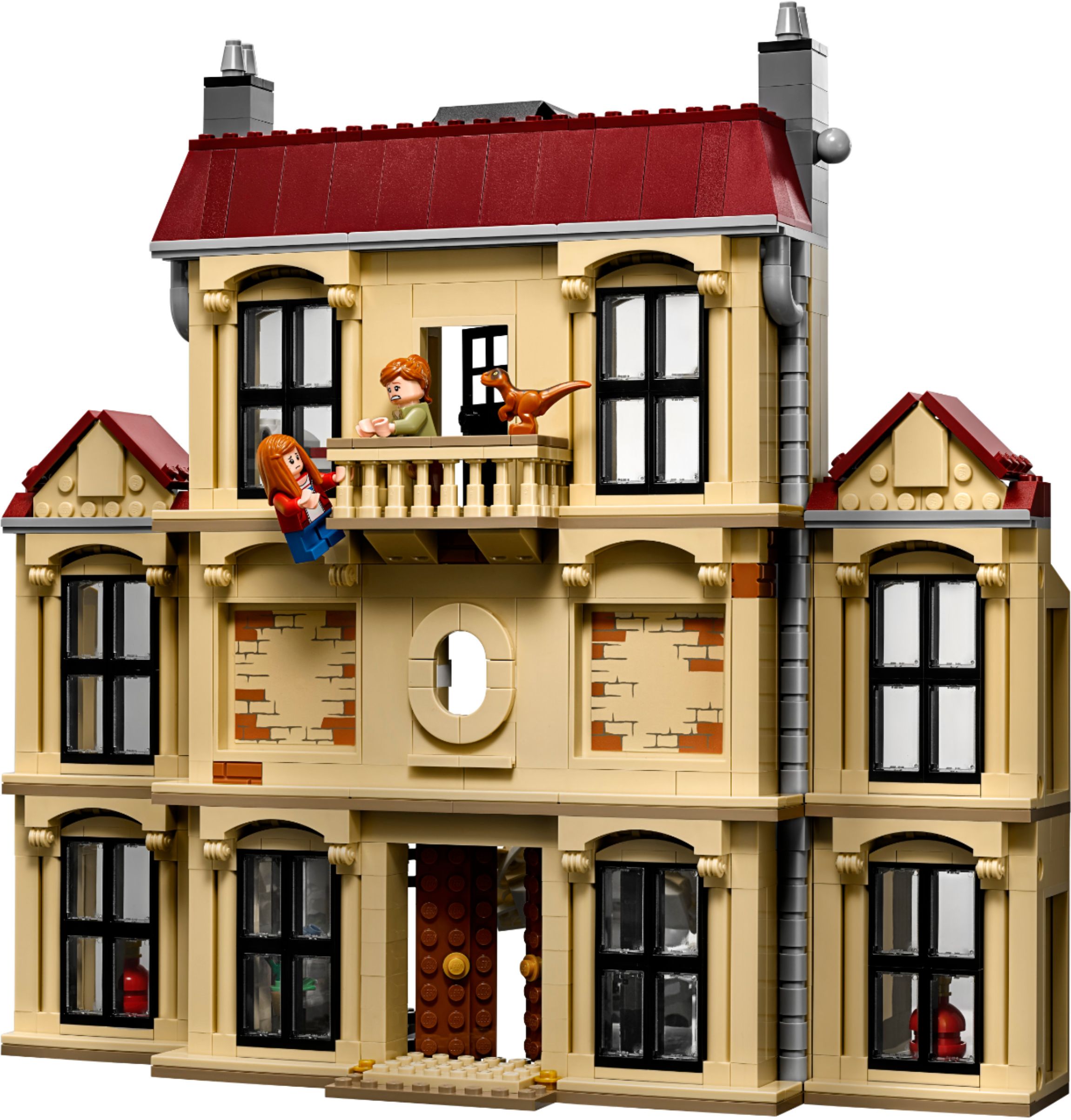 jurassic world mansion lego