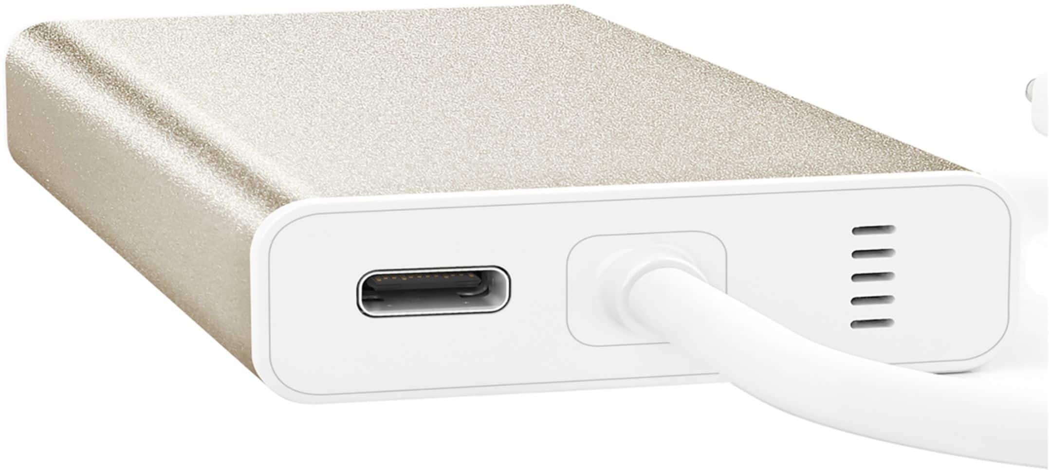 Alt View 11. j5create - USB-C Dual HDMI Mini Dock - Gold.