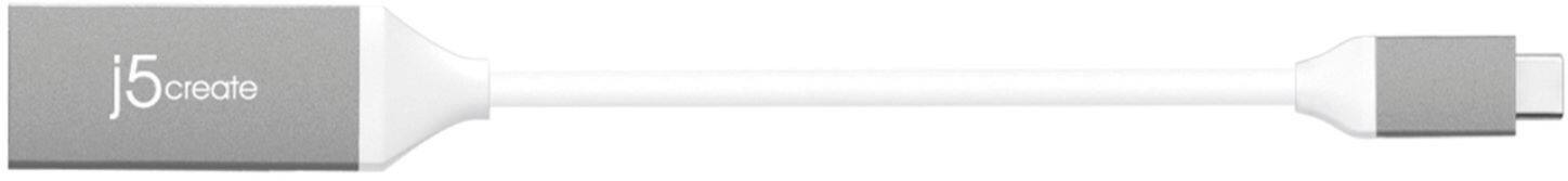 Alt View 14. j5create - USB-C to 4K HDMI Adapter - Space Gray/White.