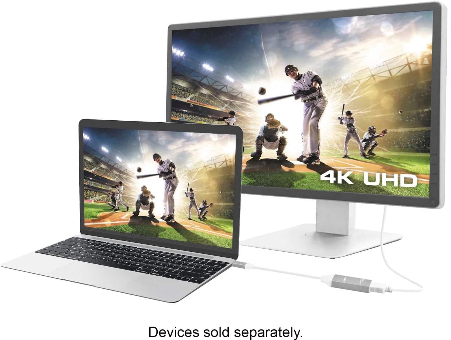 Alt View 15. j5create - USB-C to 4K HDMI Adapter - Space Gray/White.