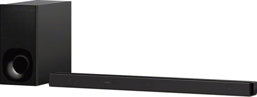 Angle View: Sony - HT-Z9F 3.1 - Channel Soundbar with Wireless Subwoofer, Dolby Atmos/DTS:X and Built-In-Wi-Fi - Black