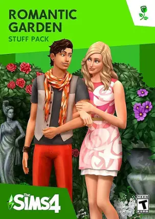Front. Electronic Arts - The Sims 4 Romantic Garden Stuff. - T (Teen 13+)