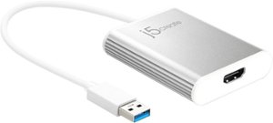 j5create - USB 3.0 to 4K HDMI Display Adapter - Silver - Front_Zoom