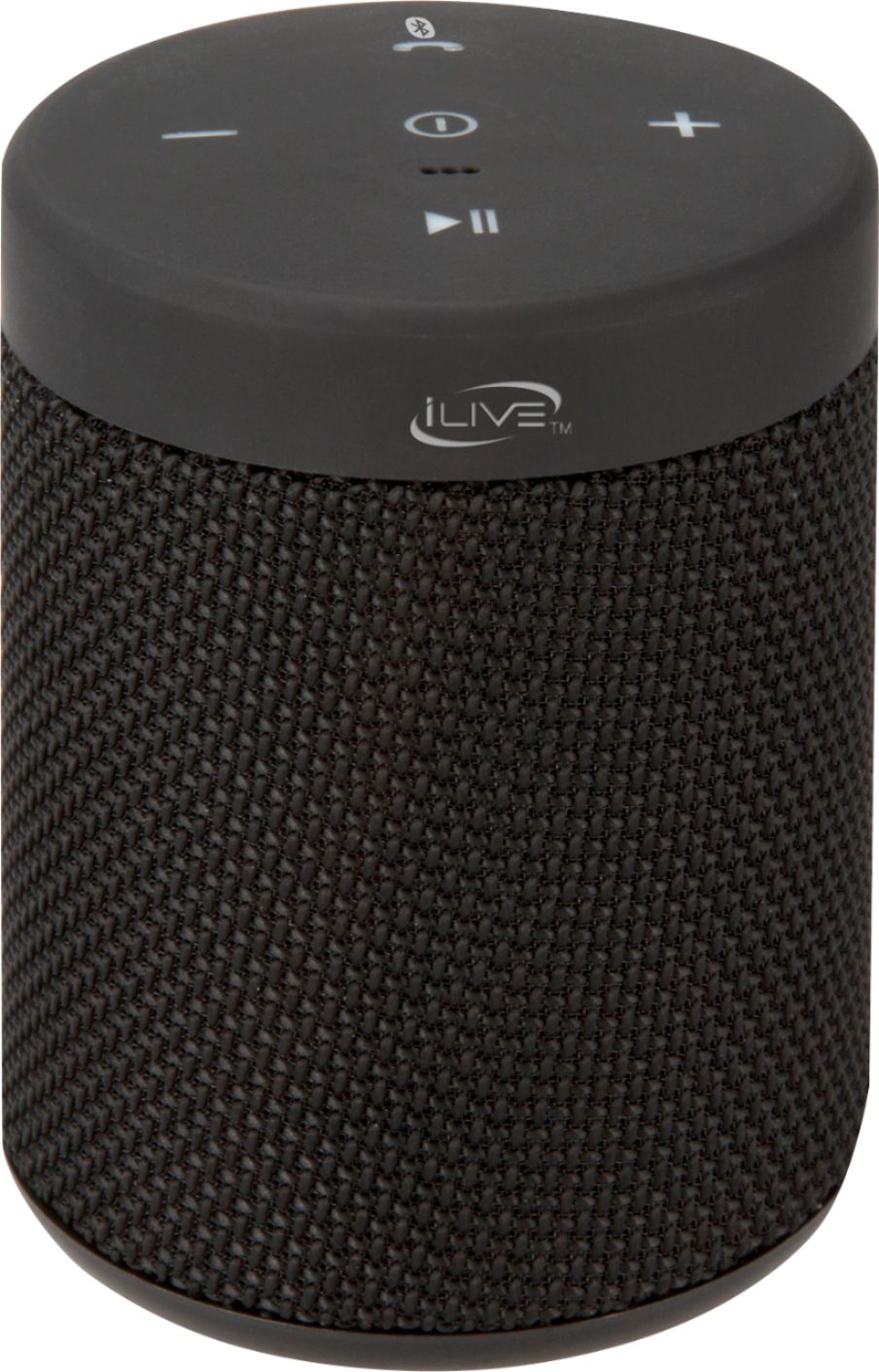Front. iLive - ISBW108 Portable Bluetooth Speaker - Black.