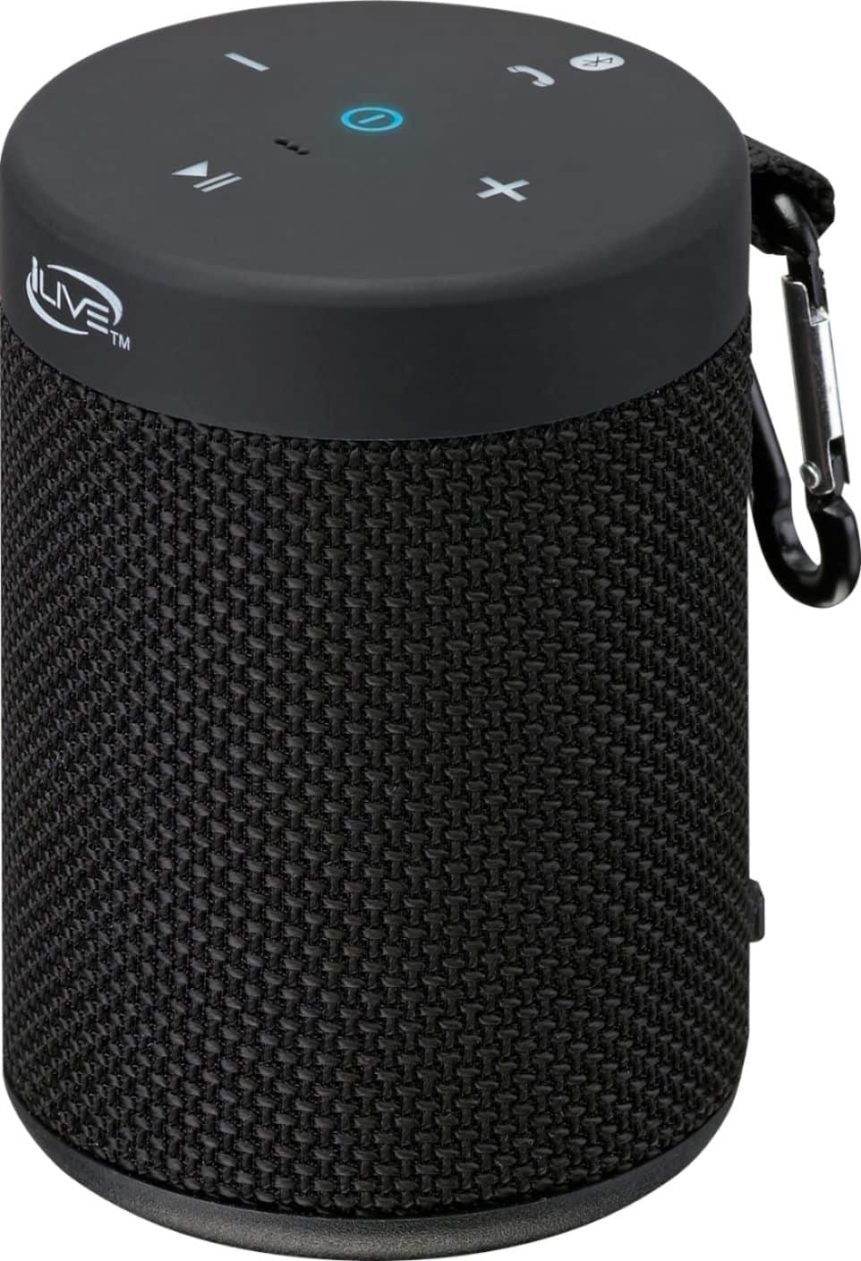 Left. iLive - ISBW108 Portable Bluetooth Speaker - Black.