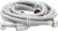 Front. Smart Choice - 8' Braided Stainless Steel Fill Hose (2-Pack) - Silver.