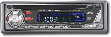 Front Standard. JVC - 50W x 4 Sirius-Compatible CD Deck w/Multicolored Display & cEQ.