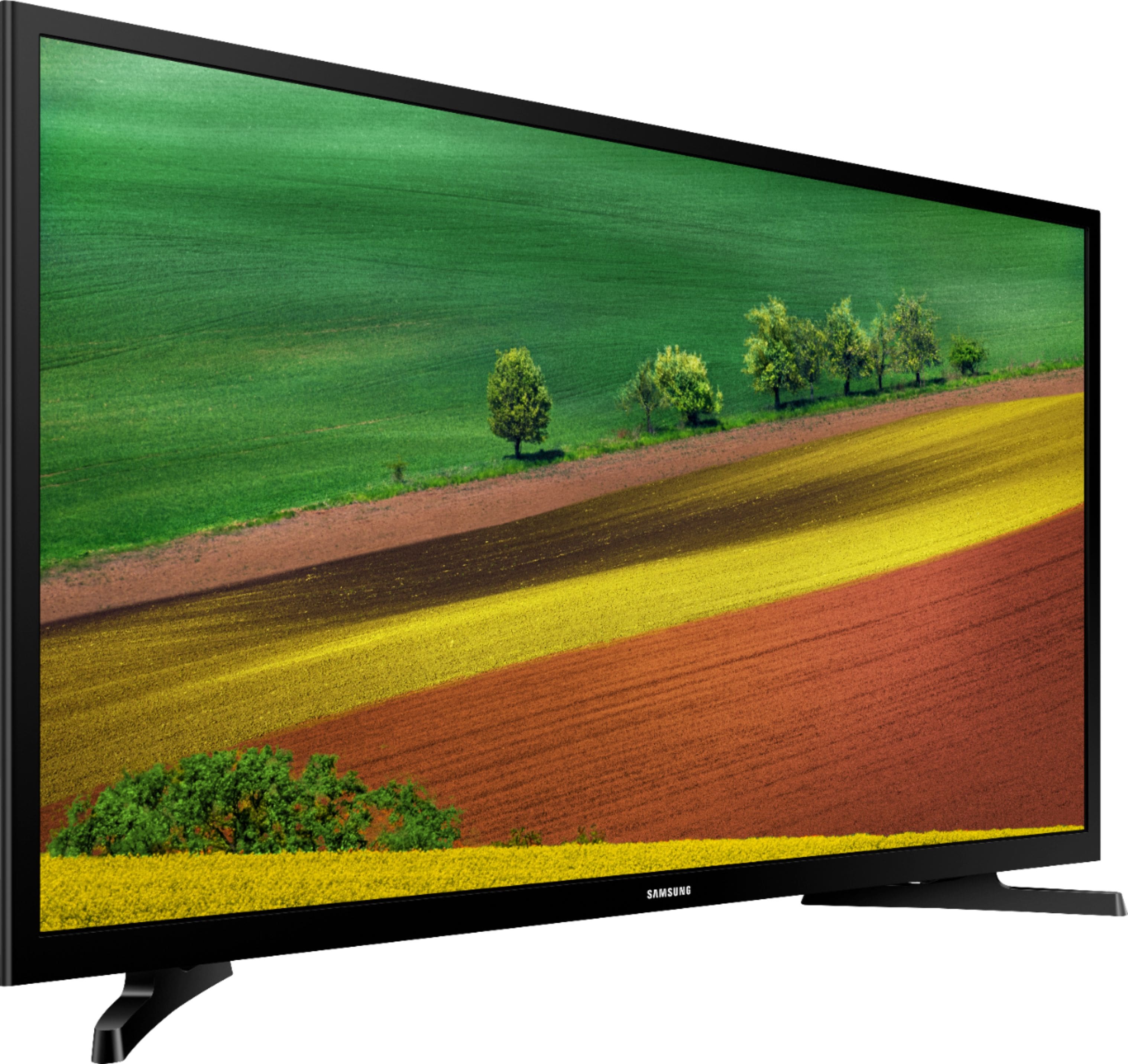 Angle. Samsung - 32" Class M4500 Series LED HD Smart Tizen TV - Glossy Black.