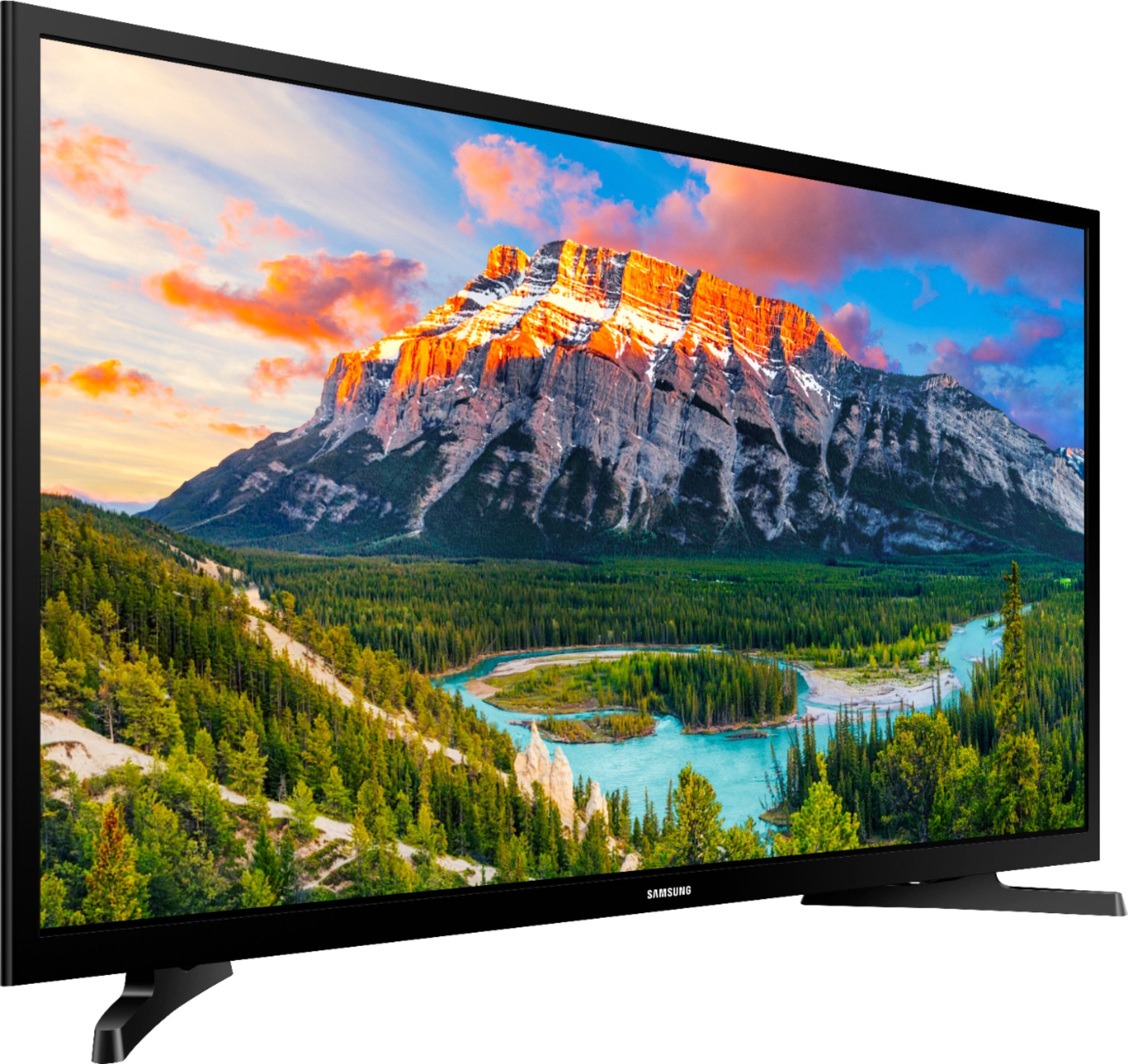 Angle. Samsung - 32" Class N5300 Series LED Full HD Smart Tizen TV - Glossy Black.