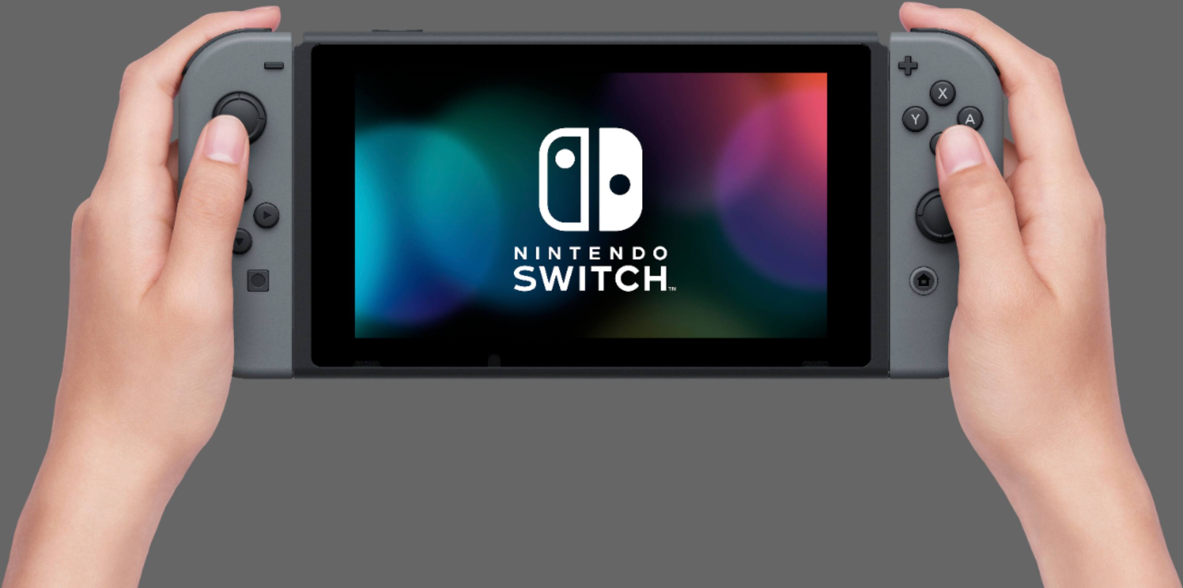 Nintendo Switch - Gray + Gray Joy-Con - REFURBISHED