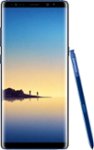 Front Zoom. Samsung - Geek Squad Certified Refurbished Galaxy Note8 4G LTE with 64GB Memory Cell Phone (Unlocked) - Deepsea Blue.
