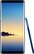 Front. Samsung - Geek Squad Certified Refurbished Galaxy Note8 4G LTE with 64GB Memory Cell Phone (Unlocked) - Deepsea Blue.