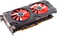 Front Zoom. XFX - AMD Radeon RX 570 RS Black Edition 8GB GDDR5 PCI Express 3.0 Graphics Card - Black/Red.