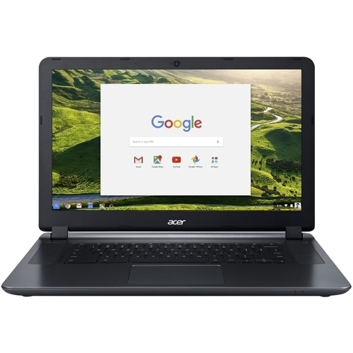 Acer - 15.6" Refurbished Chromebook - Intel Celeron - 2GB Memory - 16GB eMMC Flash Memory - Granite Gray