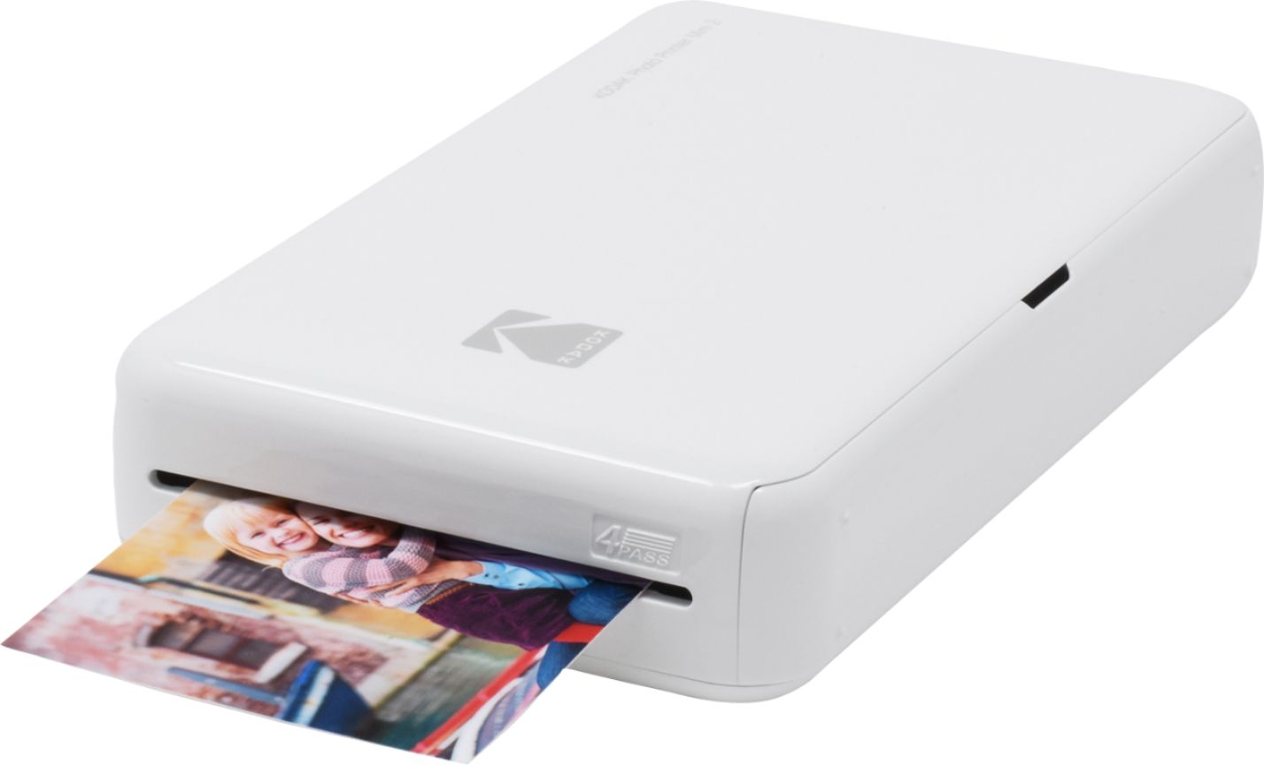 Kodak Mini 2 Instant Photo Printer White KODMP2W Best Buy