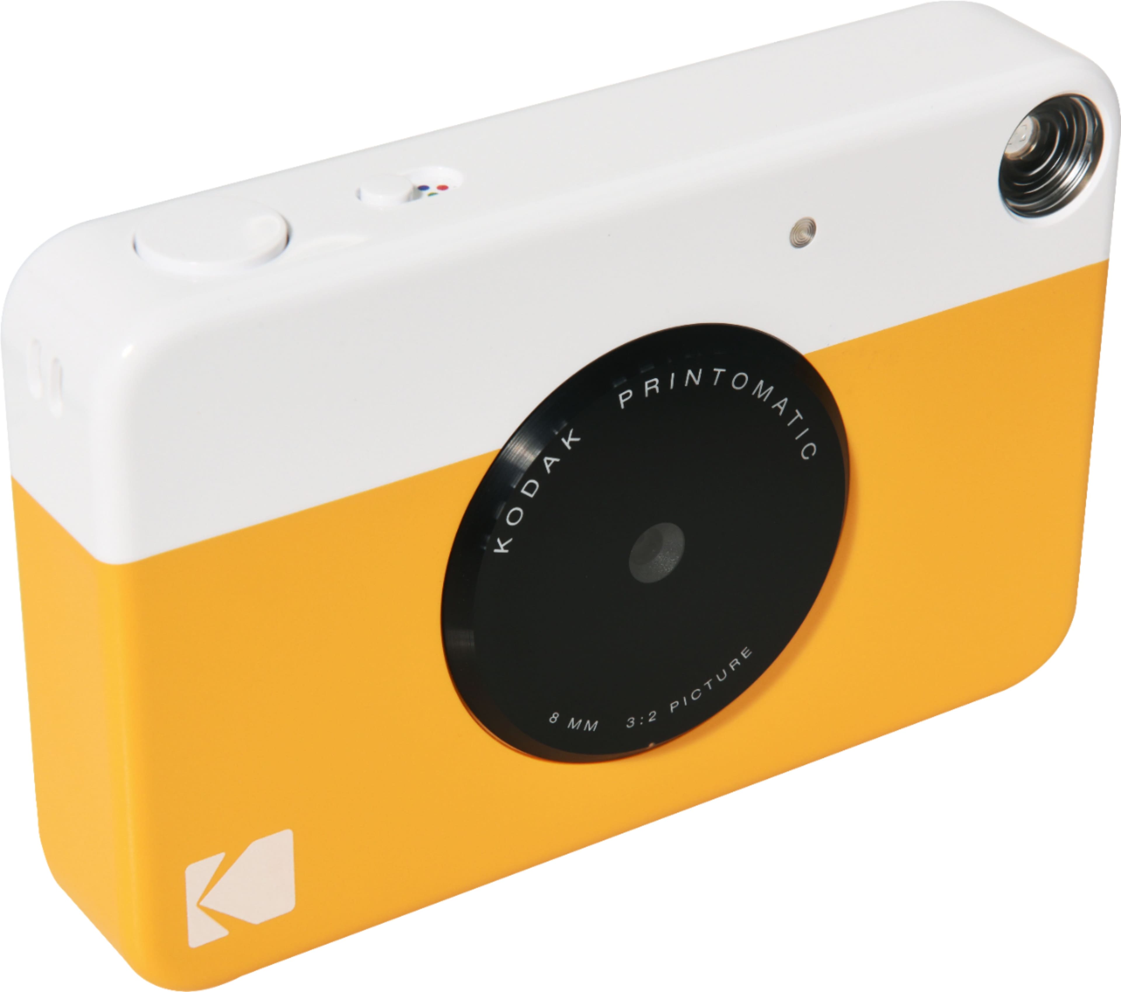 Angle. Kodak - PRINTOMATIC 10.0-Megapixel Instant Digital Camera - Yellow.