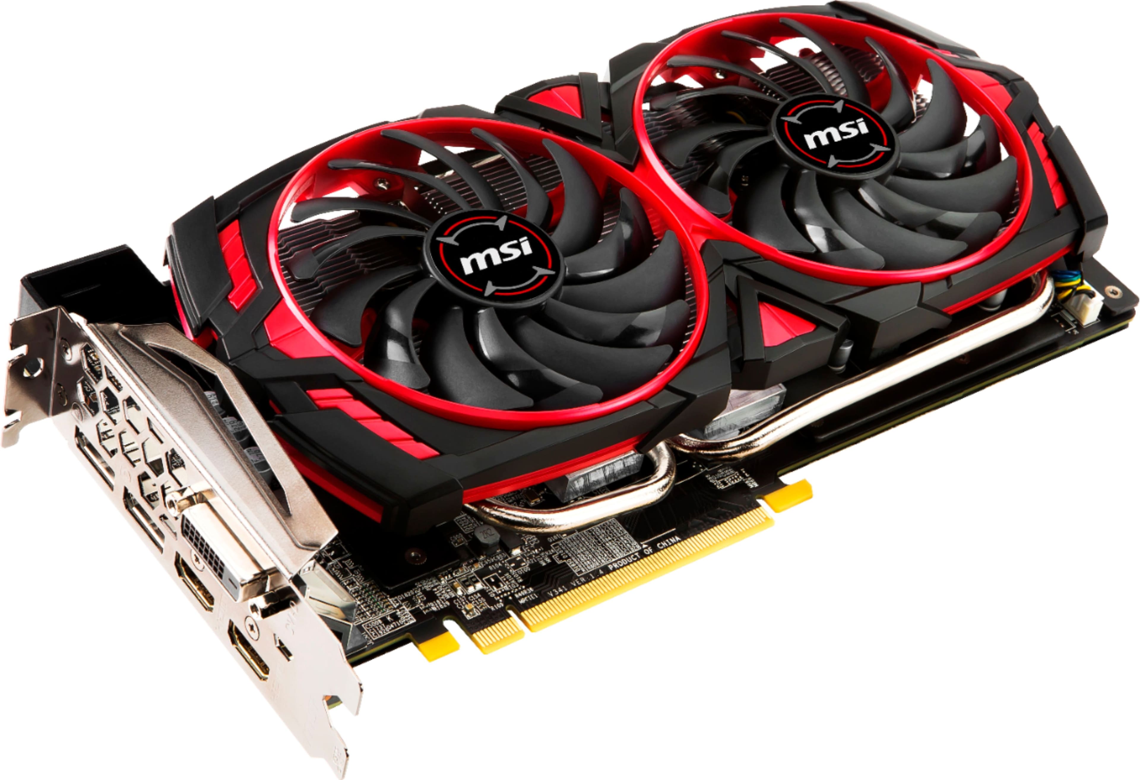 Best Buy: MSI AMD Radeon RX 580 ARMOR MK2 OC 8G GDDR5 PCI Express