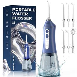 ESBANY - Water Picks for Teeth Cleaning and flossing, 5 Modes Rechargeable Cordless Oral Irrigator 320ml Water Tank Teeth