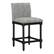 Angle. OSP Home Furnishings - ELIZA 26" Spindle Counter Stool - Graphite / Black.