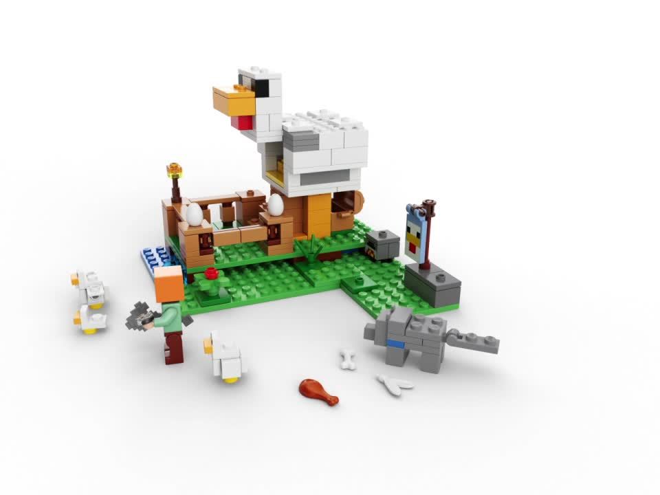 the chicken coop lego minecraft