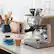 Alt View 14. Breville - the Barista Touch Espresso Machine with 9 bars of pressure, Milk Frother and integrated grinder - Stainless Steel.