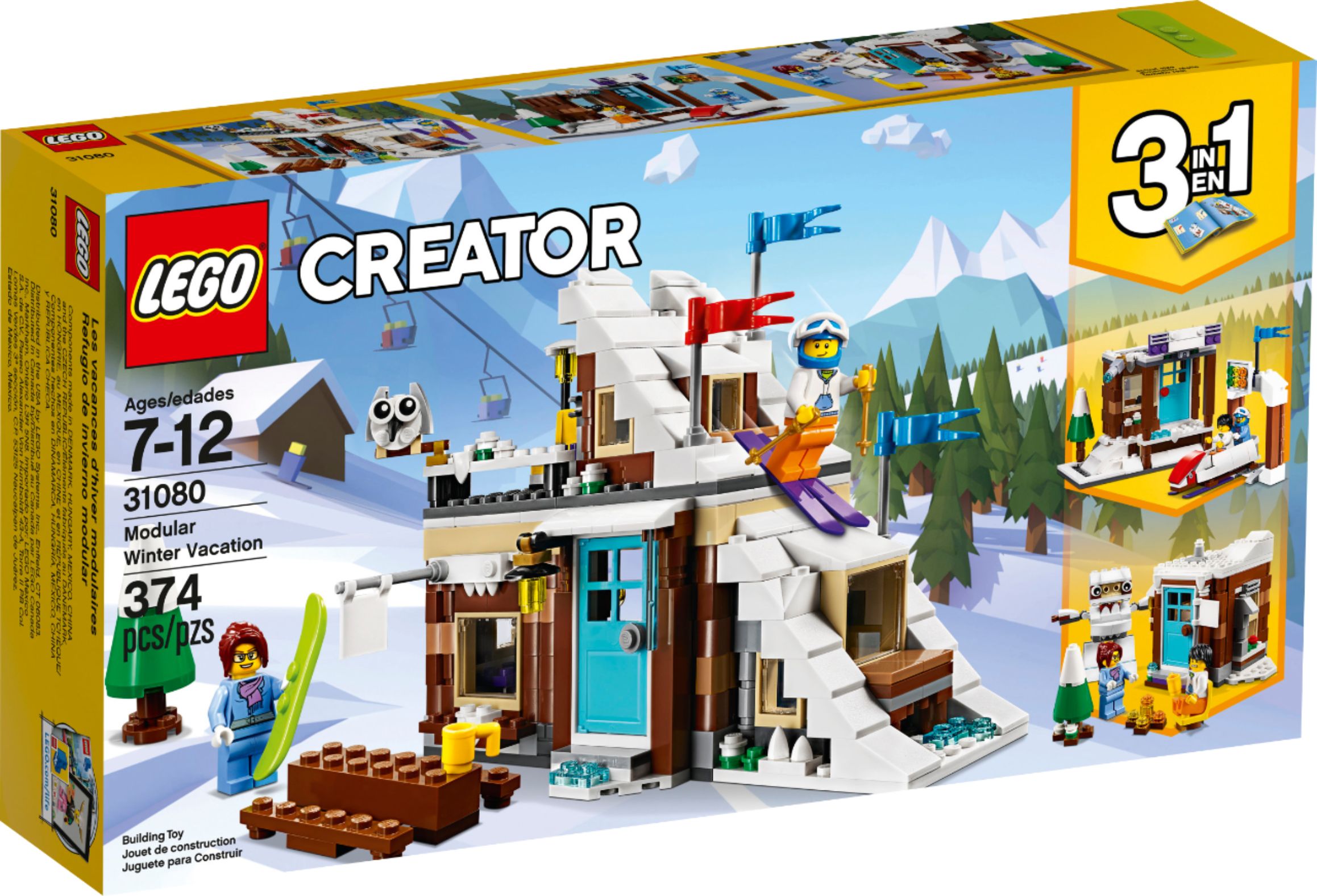 Best Buy: LEGO Creator 3-in-1 Modular Winter Vacation 31080 6213384