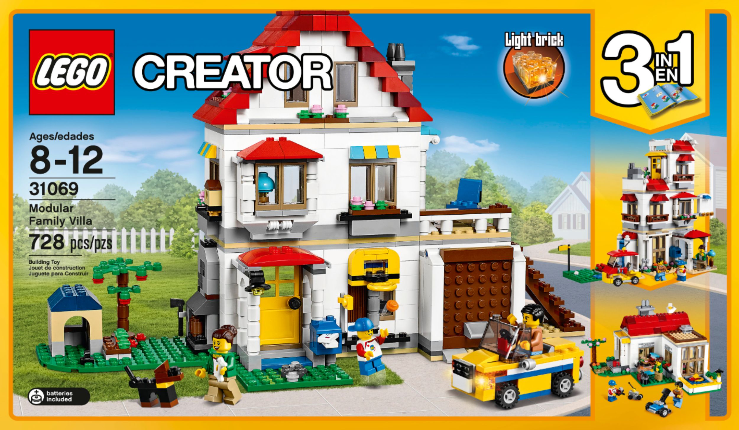 Best Buy: Creator 3-in-1 Modular Family Villa 31069 6175275