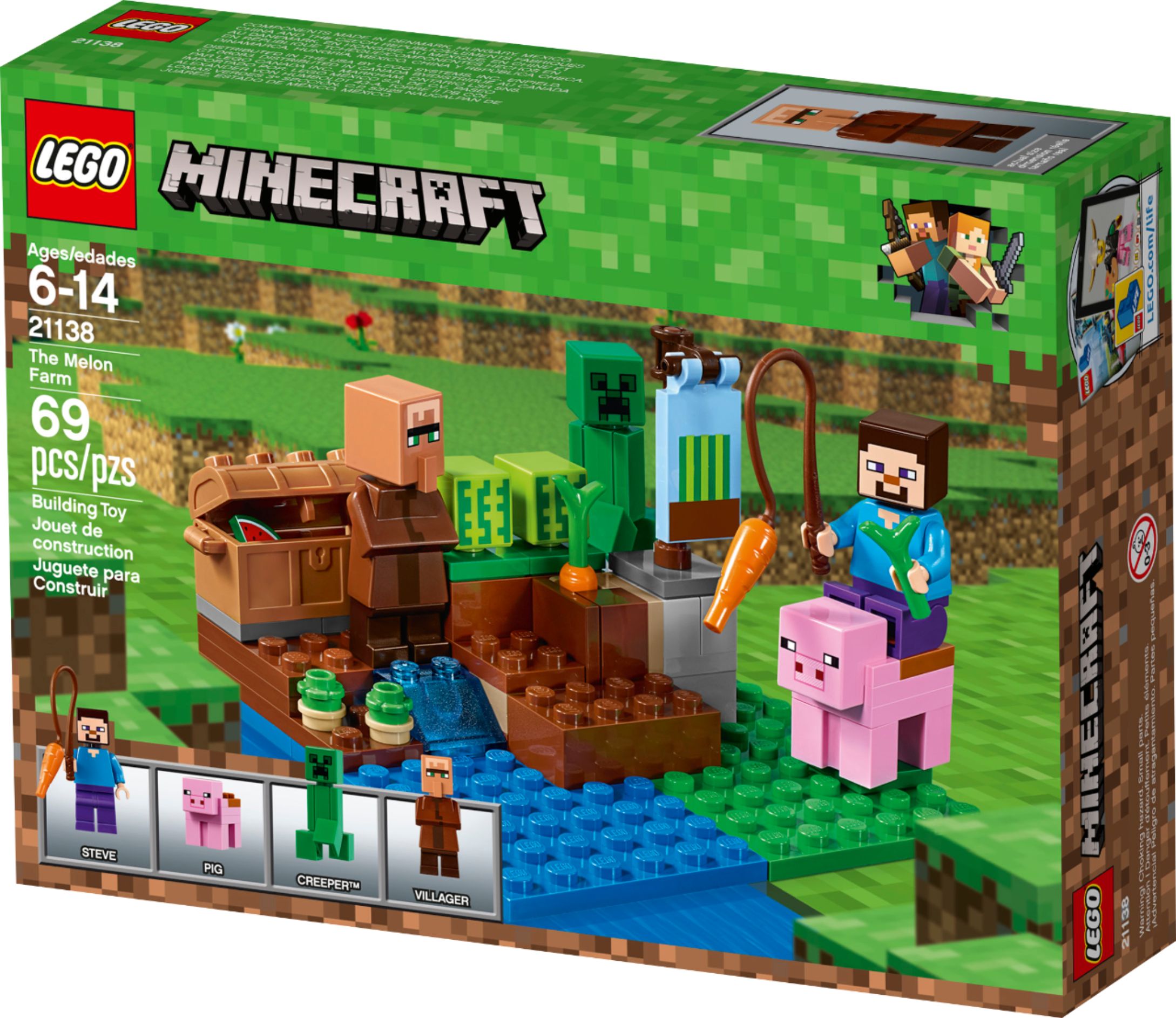 LEGO 21138 Minecraft The Melon Farm 69 PCS