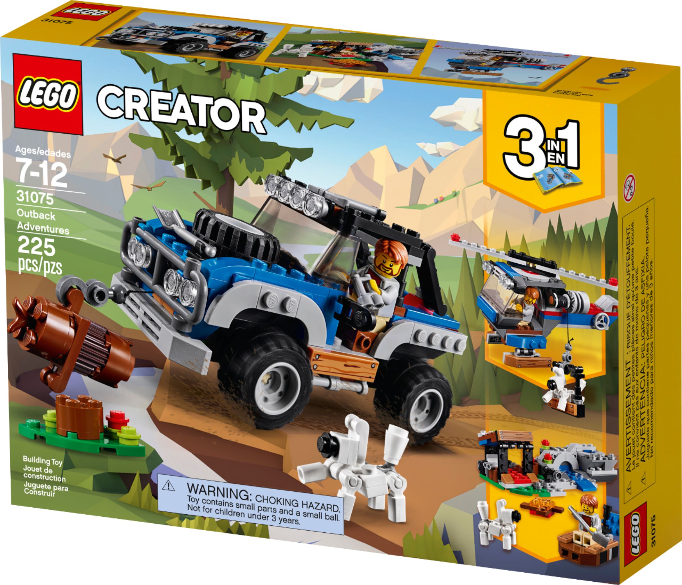 folkeafstemning stof Inspektion Best Buy: LEGO Creator 3-in-1: Outback Adventures set 31075 6210169