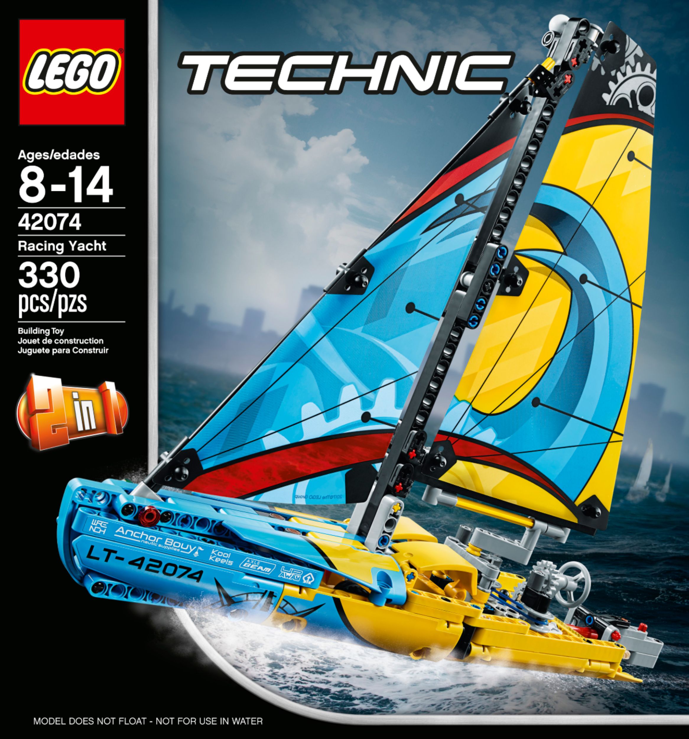 yacht lego technic