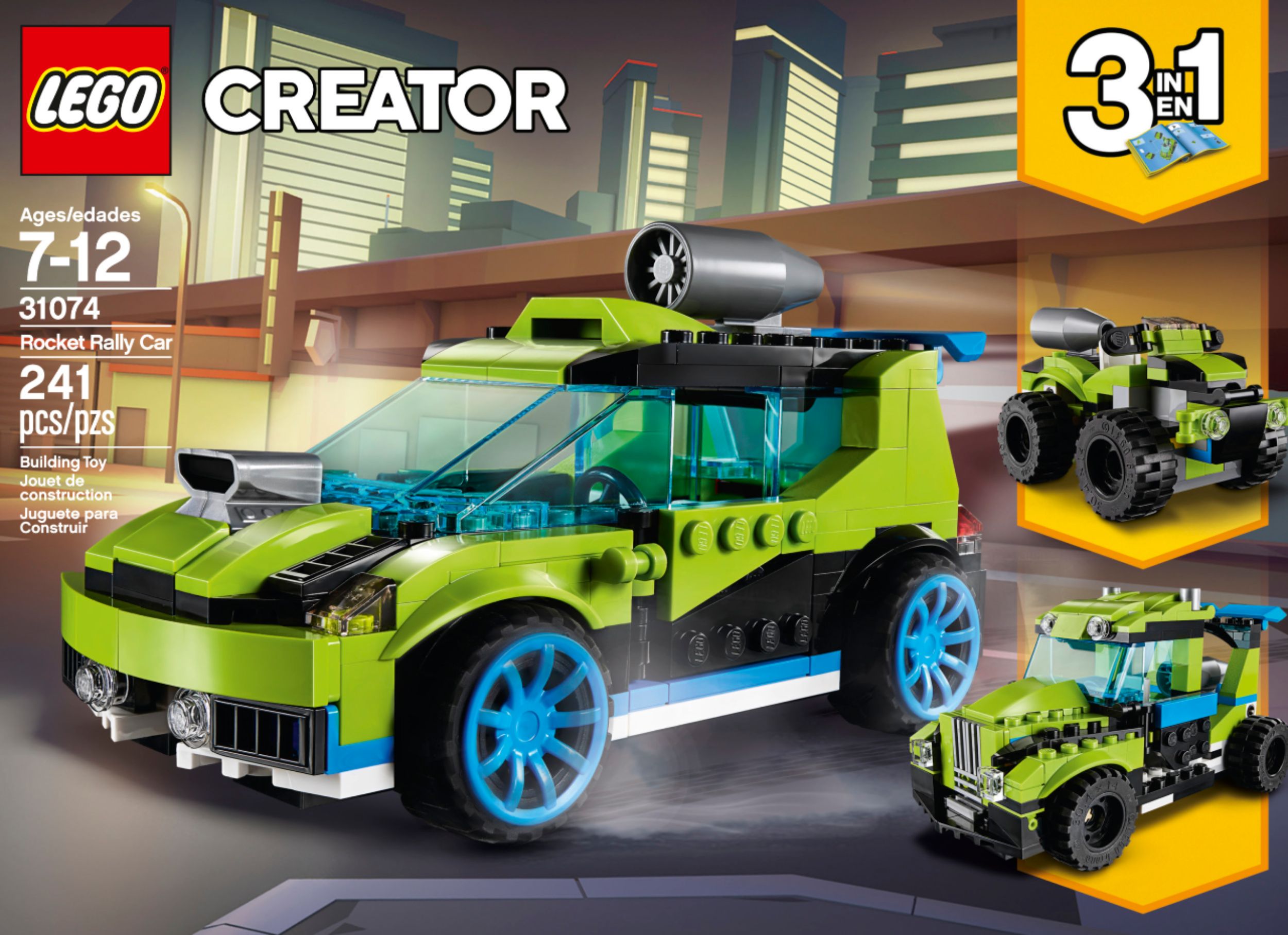 Sømand endelse Forkæle Best Buy: LEGO Creator 3-in-1: Rocket Rally Car 31074 6213399