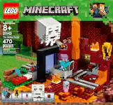 Lego minecraft the nether portal 21143 sales