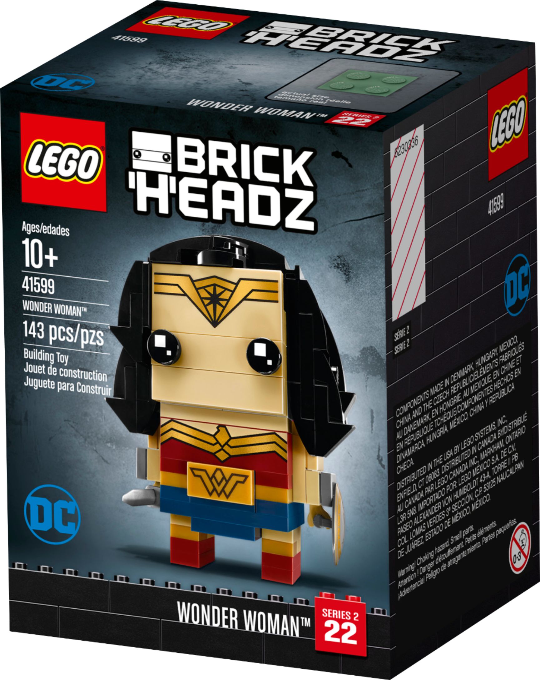 Best Buy: BrickHeadz Wonder Woman 41599 Red