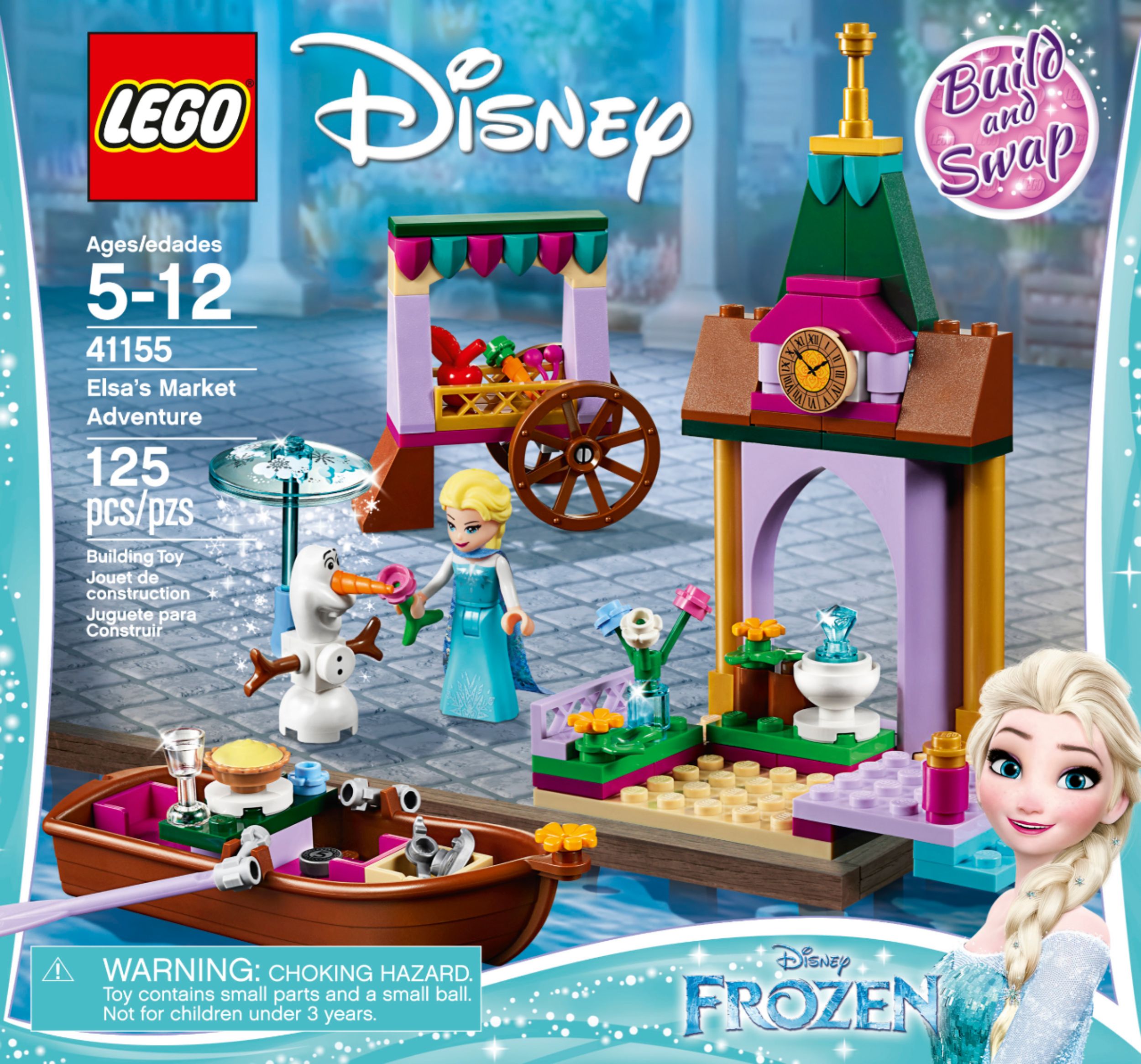 LEGO Disney Princess 41155 Elsa's Market Adventure 125pcs 2018 for sale online 