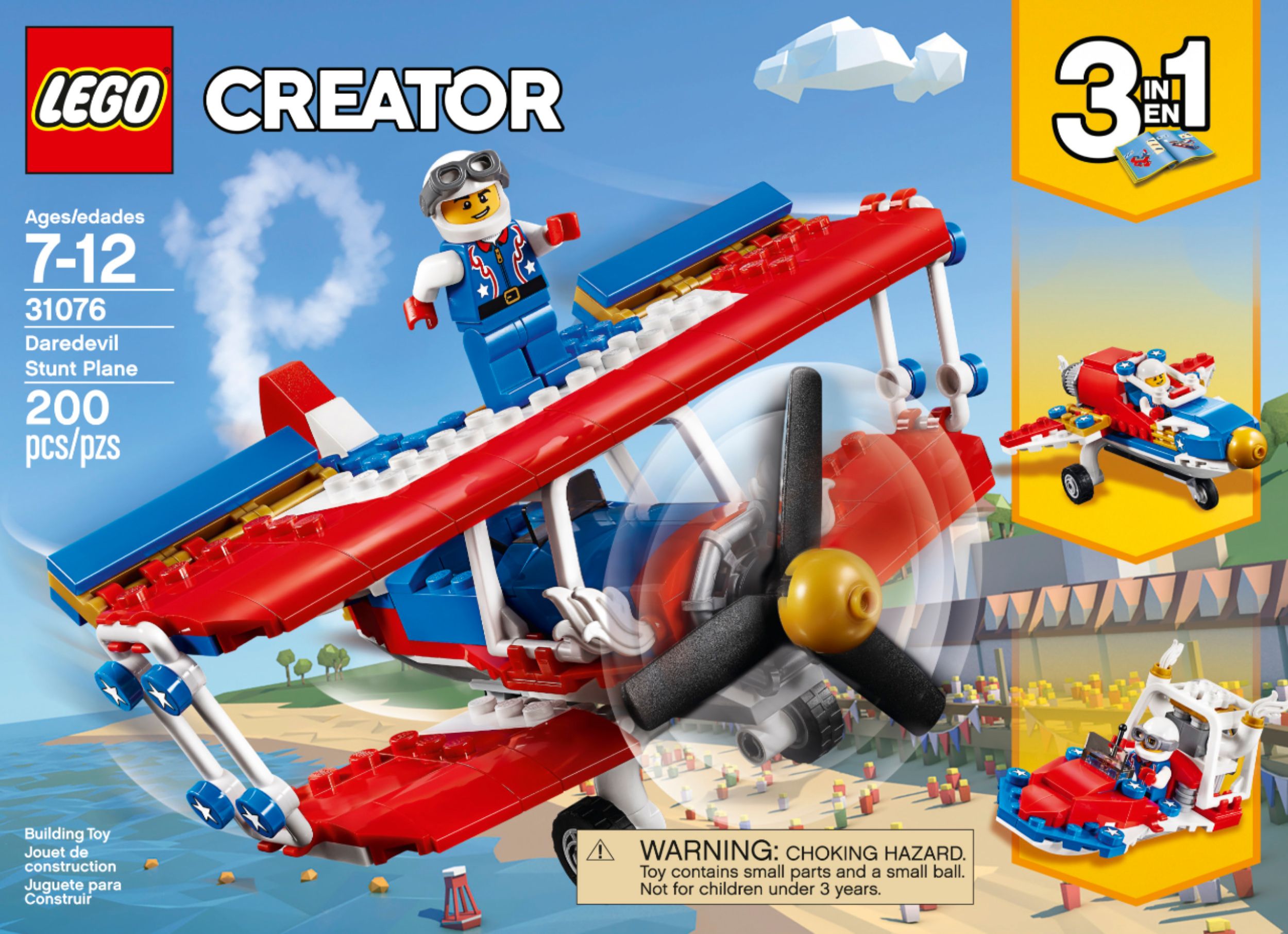 Best Buy: LEGO Creator 3-in-1 Daredevil Stunt Plane 6210171