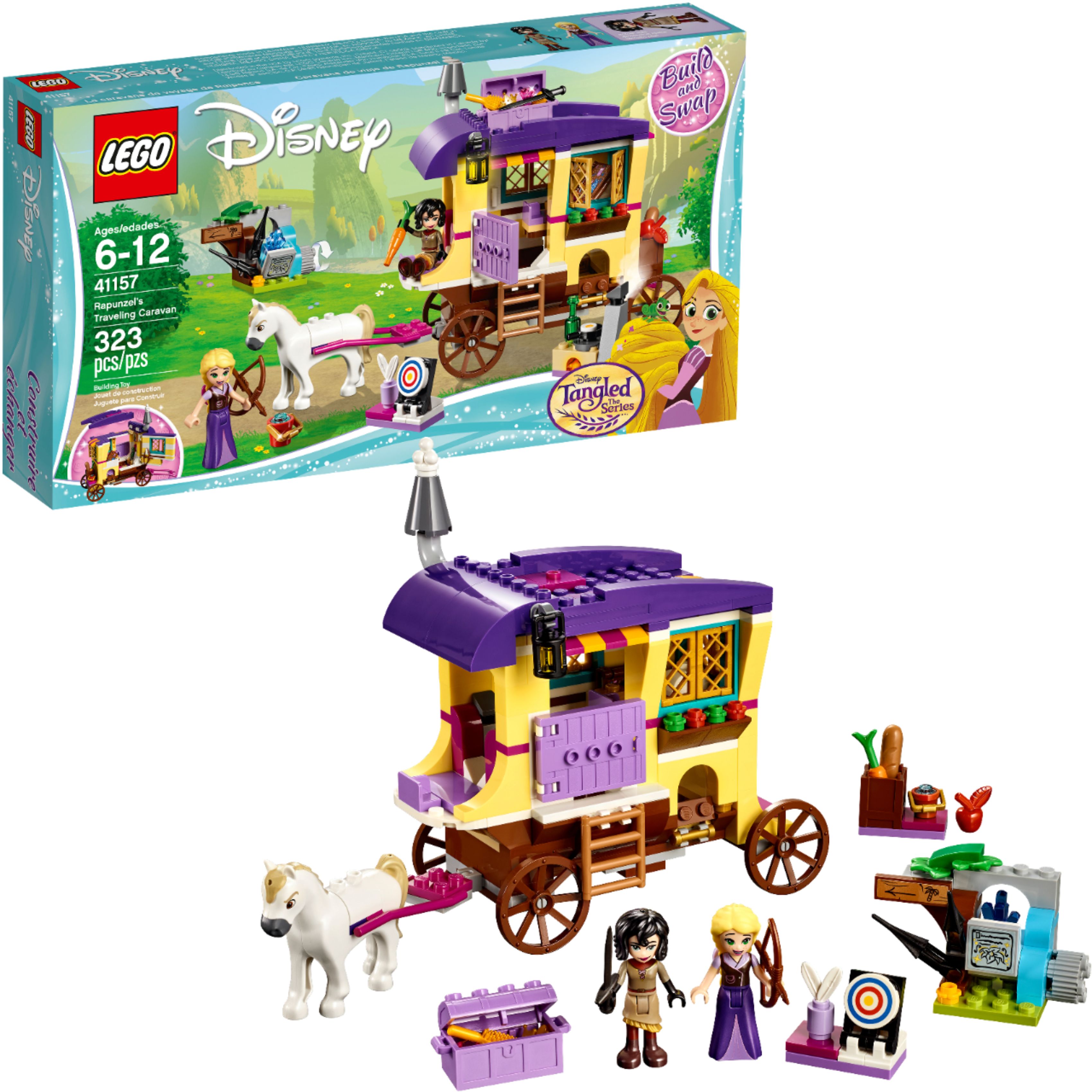 LEGO Disney Rapunzel's Traveling Caravan Set 41157 Multicolor 6213314 - Best Buy