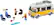 Alt View 11. LEGO - Creator 3-in-1: Sunshine Surfer Van 31079 - Multi.