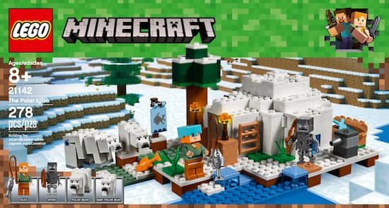 LEGO - Minecraft The Polar Igloo 21142 - Front_Zoom. 1 of 7 Images & Videos. Swipe left for next.